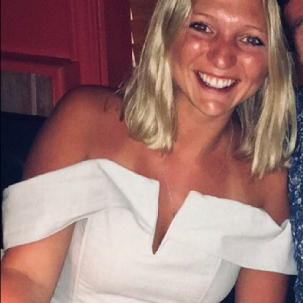 Strapless boat dress